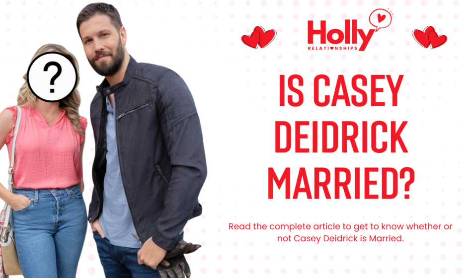 This image shows Casey Deidrick posing with a mysterious girl who is rumored to be her wife.